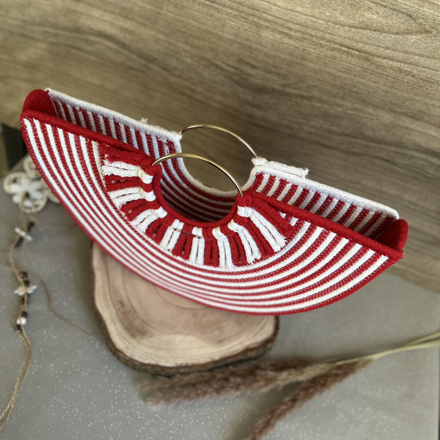 Sac Soléna - Rouge & blanc