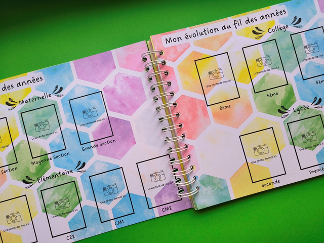 Album souvenir de photos de classe