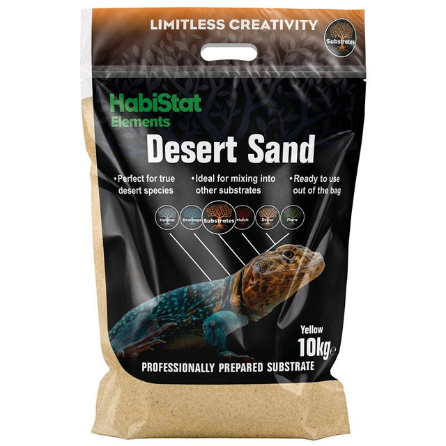 Habistat woestijnzand geel (10kg)