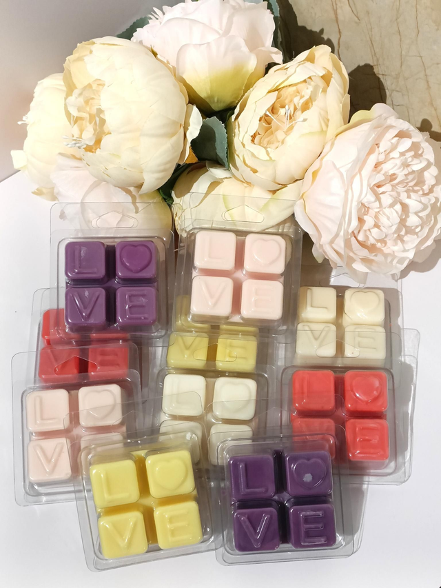 Fondants parfumés cubes LOVE