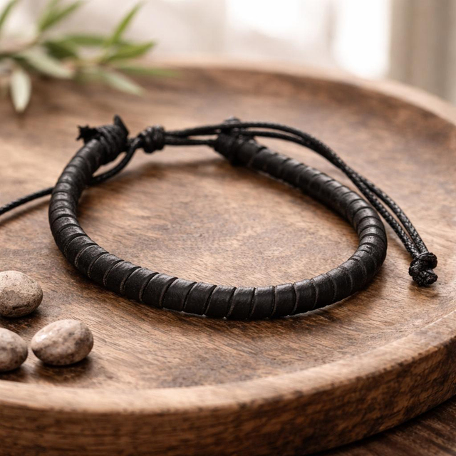 "Twister" - Bracelet en cuir - BC-014