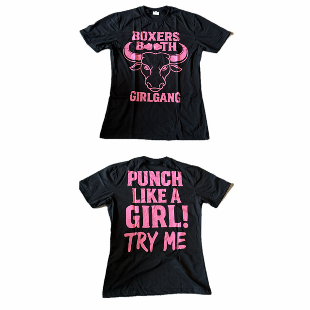 Boxers booth Girl Gang T-shirt 