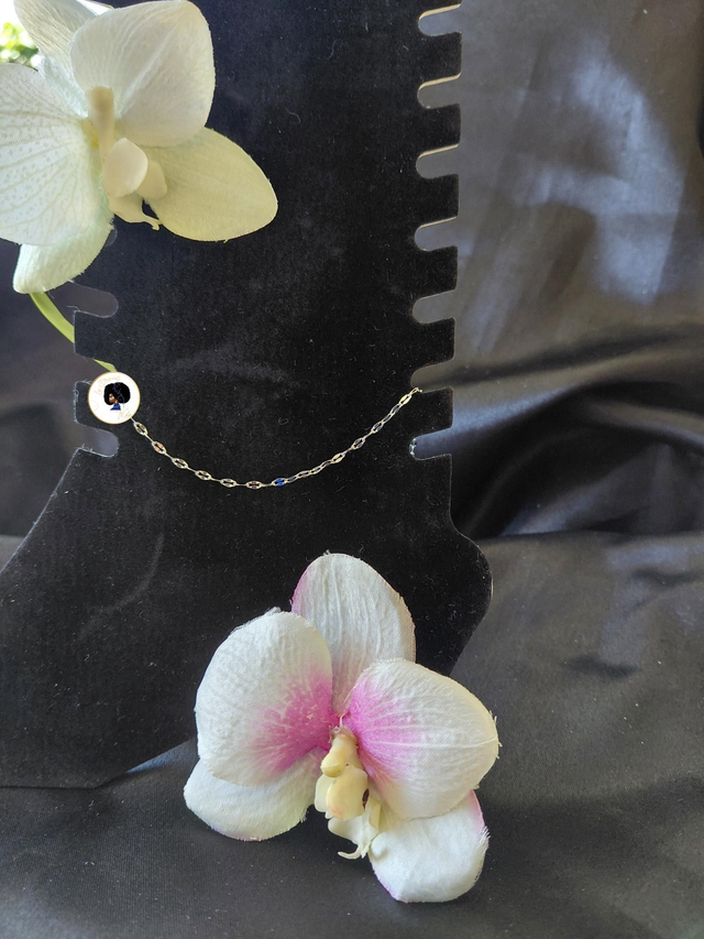 Chaîne maille levre argenté 