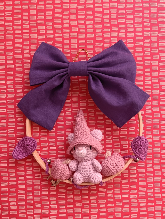 Dekoring "Lila Hexen Bärchen"