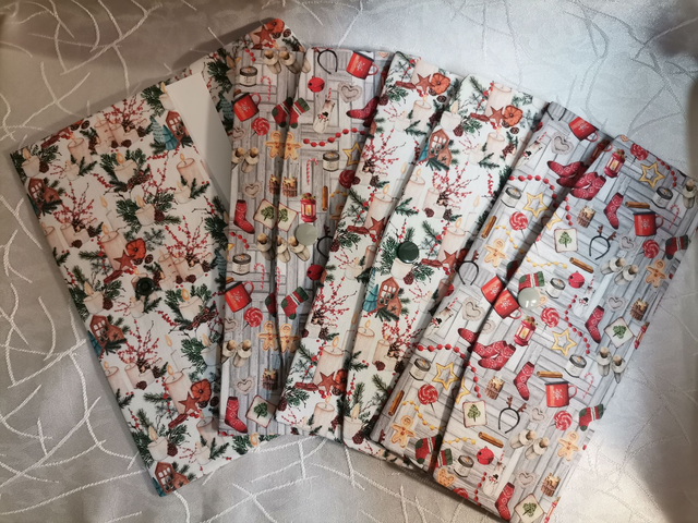 Karácsonyi textil boríték
