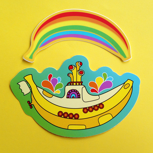 Stickers · Rainbonana · Yellow Subanana
