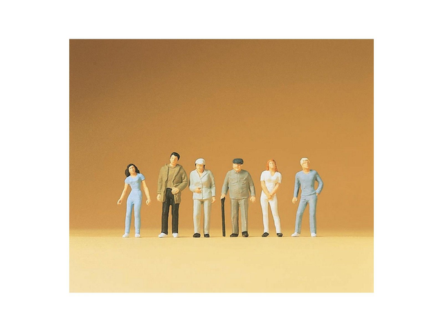 passagers debout Preiser 14002 H0