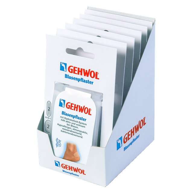 Blasenpflaster sortiert