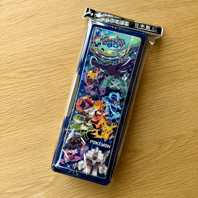 Pokémon Hologram Pencil Case (Double-Sided, Navy) – Single