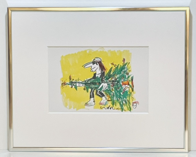 Schrille Nacht - Udo Lindenberg/Unicef gerahmt 