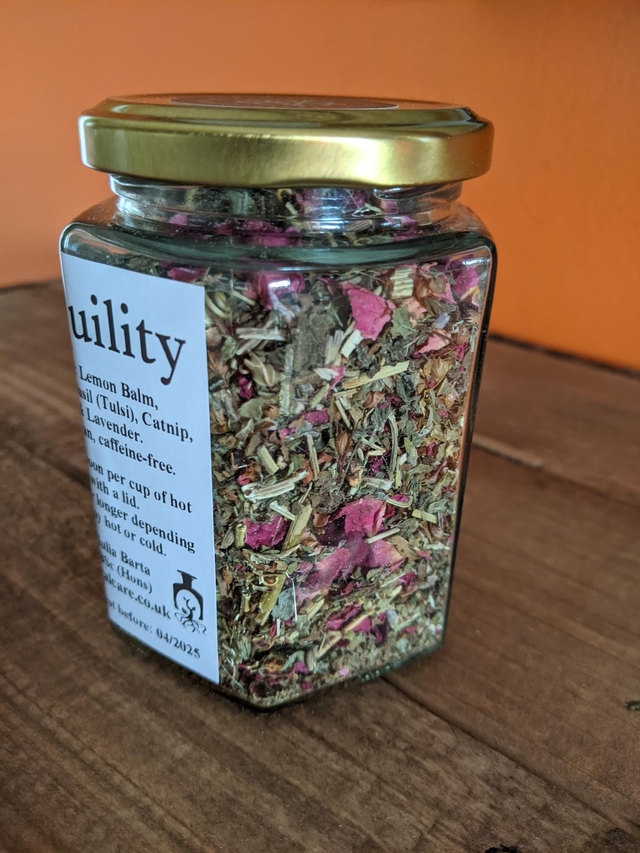 Tranquility tea (Eco-friendly glass jar, 15 servings)