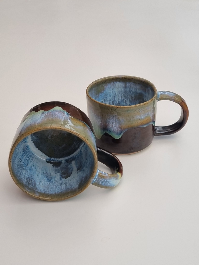 Northern Lights Hand-Glazed Mug