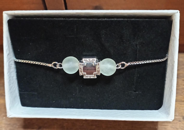 Fluorite Bead Bracelet