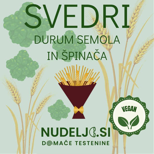 SVEDRI DURUM SEMOLA IN ŠPINAČA