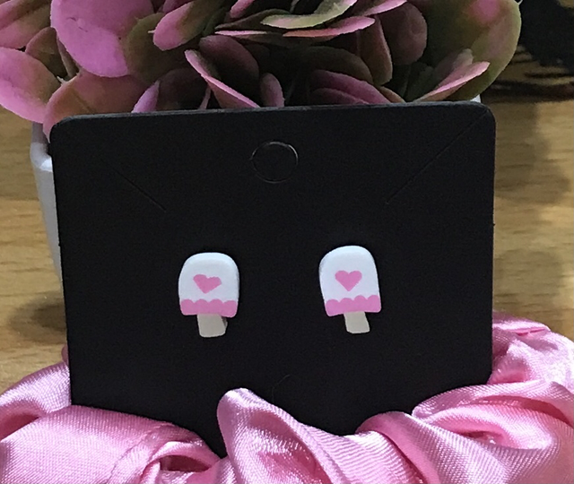 Children Non Metal Pink Earrings - CPE12