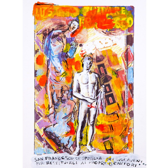 San Francesco si spoglia