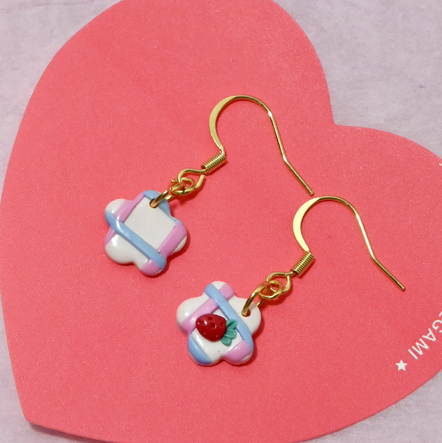 Fleurs Vichy Fraise Mini