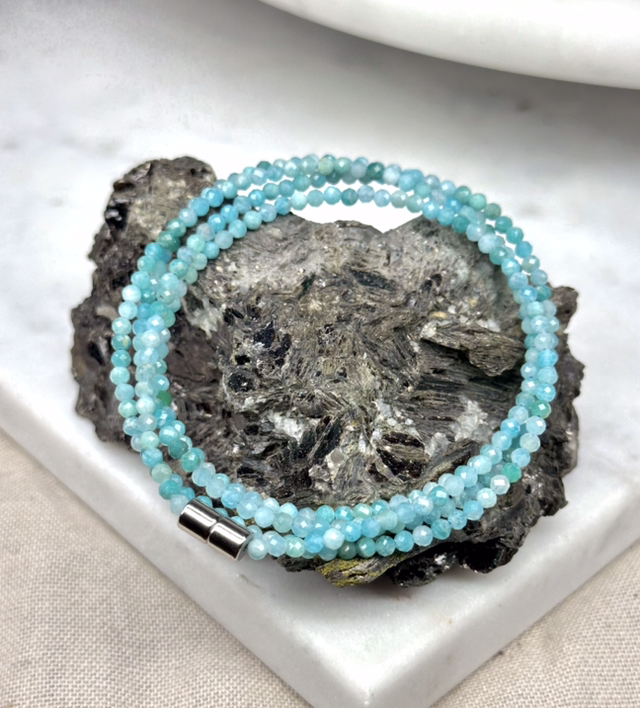 Amazonite Faceted Bracelet 