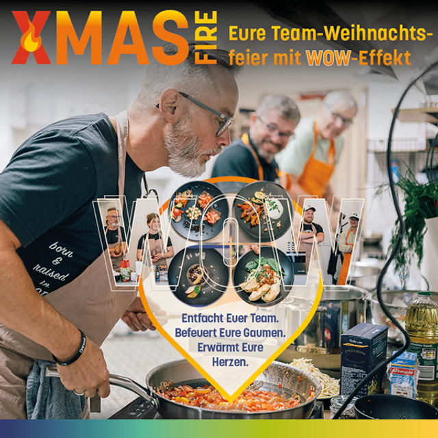 XMAS Fire/Jahresauftaktfeier - Eure Teamfeier mit WOW-Effekt - bis Ende Februar buchbar