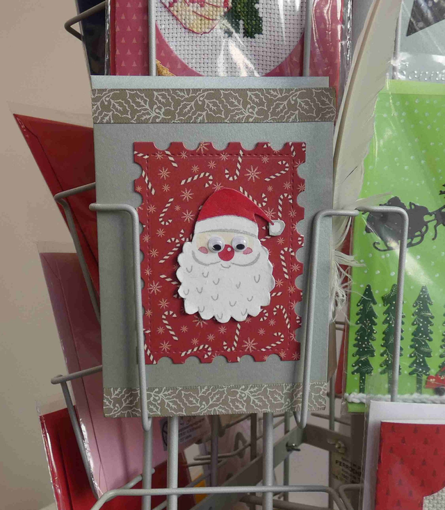 Le père Noël de la carte argentée