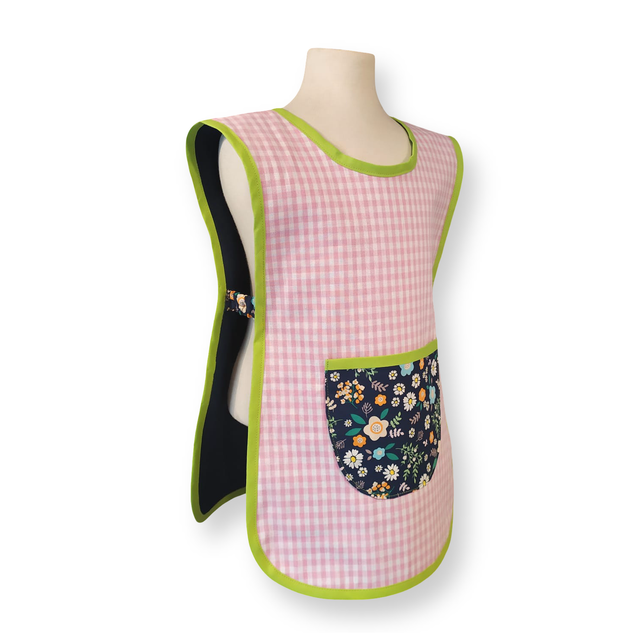 Tablier Vichy Rose