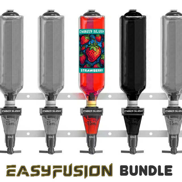 CyberSlush EasyFusion Strawberry Refill Bundle