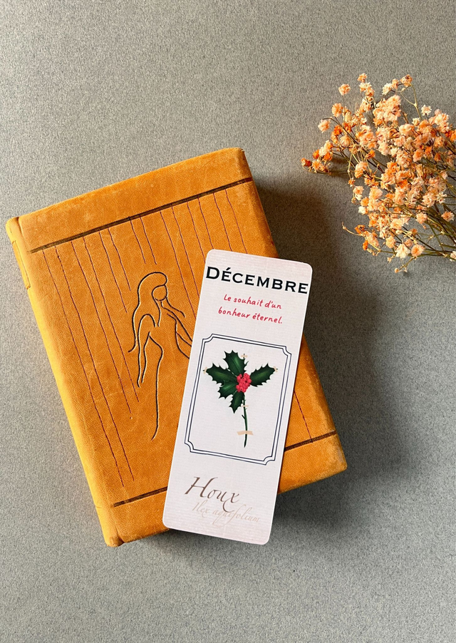 Marque-pages 12. Décembre, Le Houx