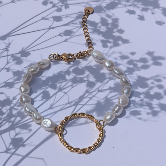 Bracelet Camille en perles de culture