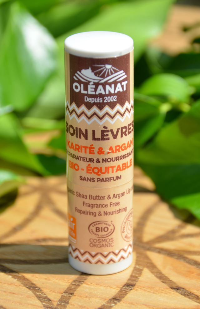 Baume à lèvres bio Oleanat beurre de karité/ argan