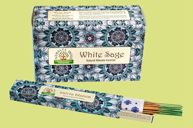 Encens bâton Namaste Sauge Blanche