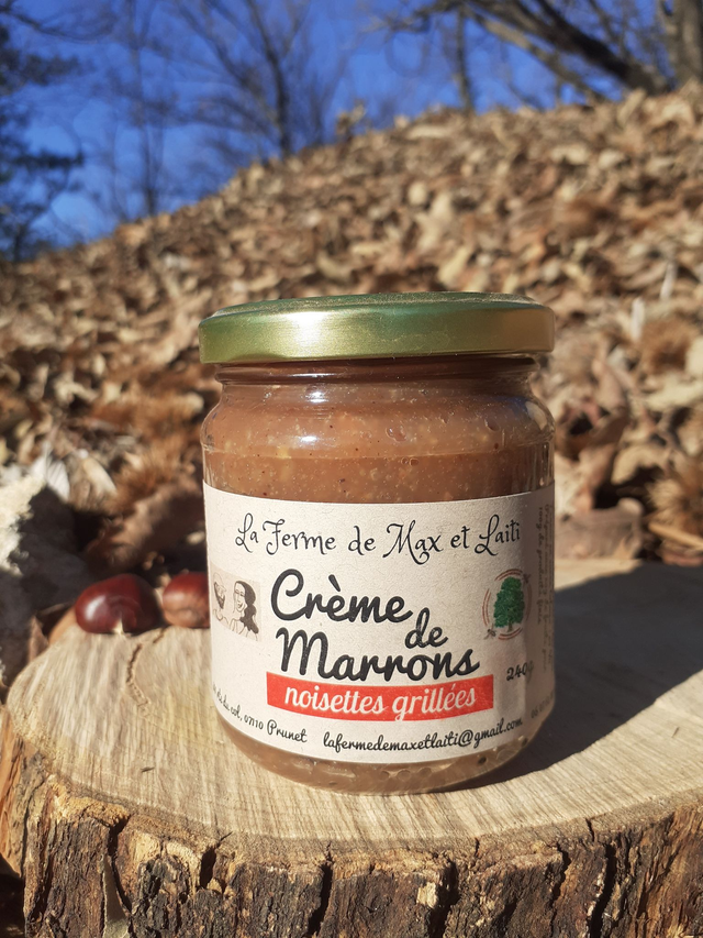 Crème De marrons Noisettes Grillées 240g