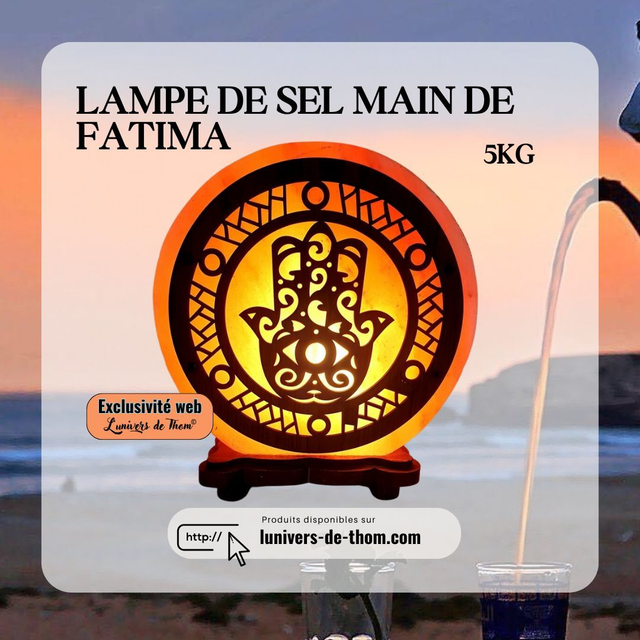 Lampe de Sel Main de Fatima 5KG