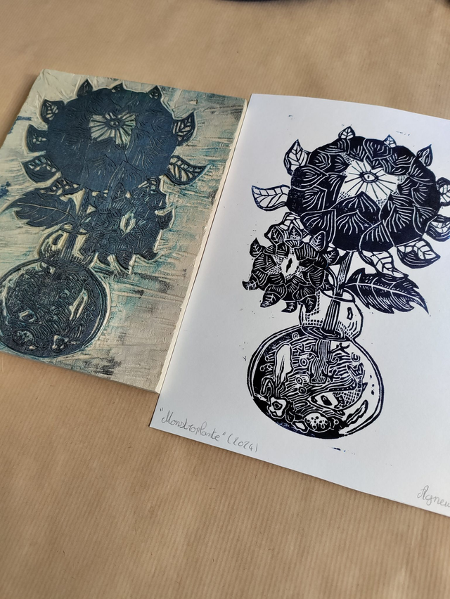 Impression " Monstroplante" A5