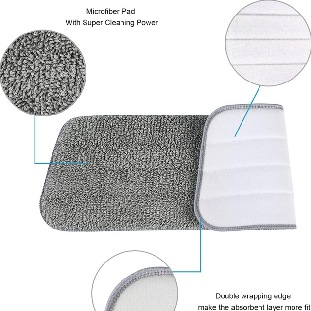 x10 LINGETTES MICROFIBRES POUR BALAI BY NONO 