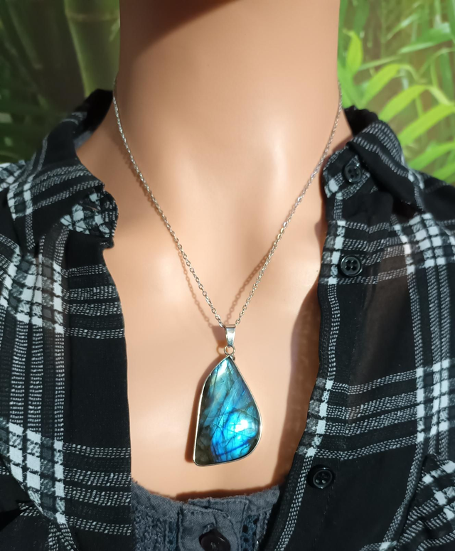 Pendentif en Labradorite