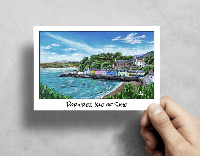 X10 Postcards - Portree, Isle of Skye (40p per unit)