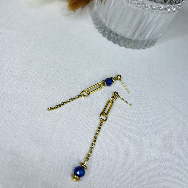 Boucles d’oreilles asymétriques #BODA003