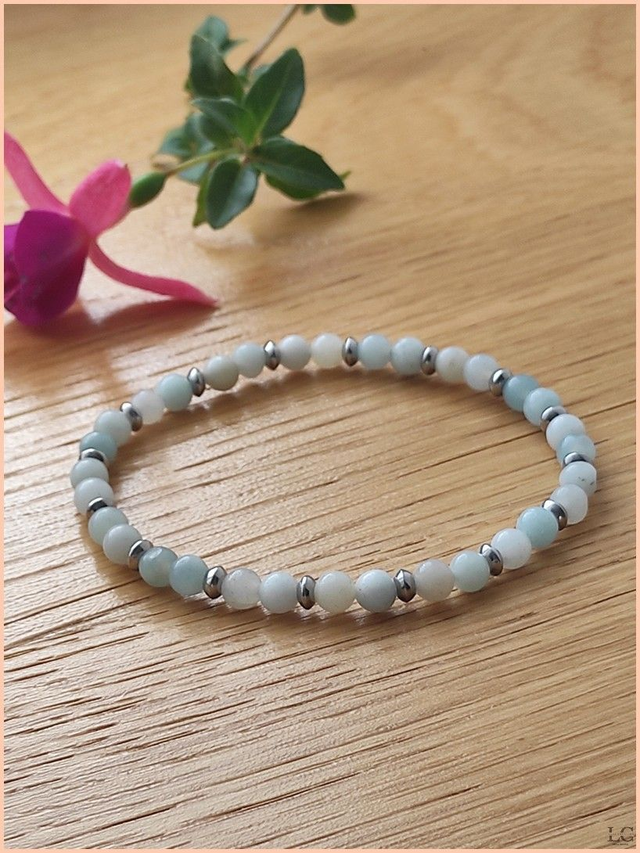 Bracelet 4mm - Amazonite