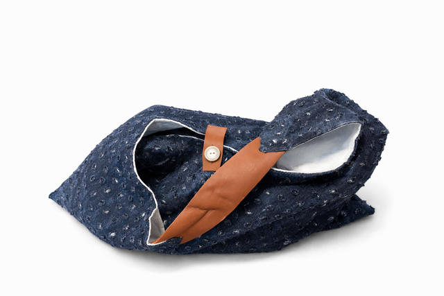 Sac Origami Bleu Brut