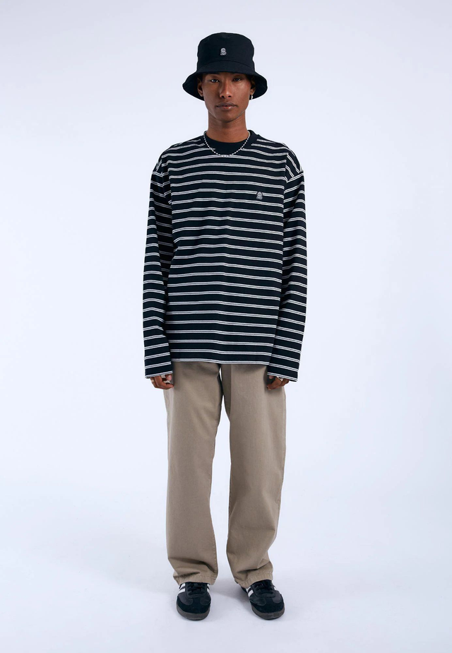 Dr- Denim pantalone uomo con tasca filo in policotton vers 874