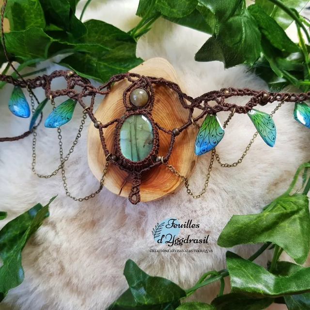 Collier/Diadème Reine des Bois