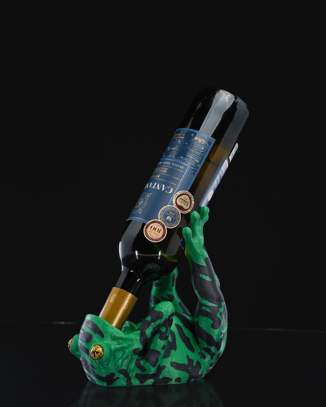 Grenouille porte-bouteille