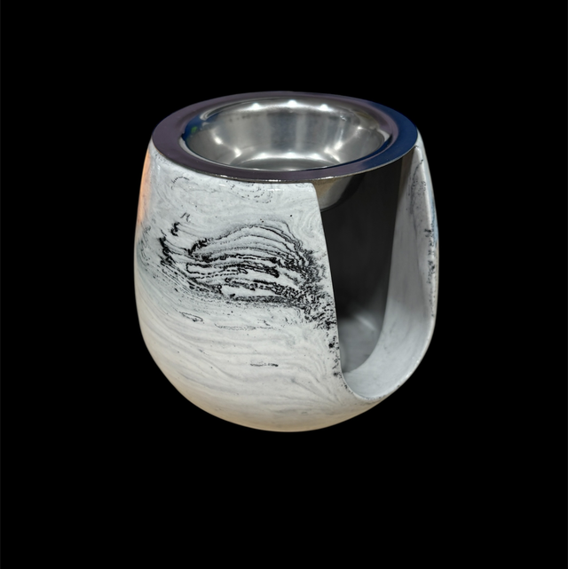 Brûleur de parfum en Jesmonite –  Monolithe