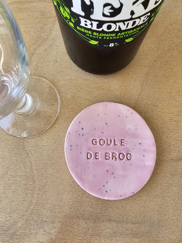 Dessous de verre GOULE DE BROC