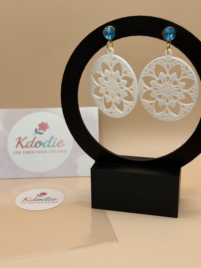 Boucles d'oreilles Fleur - Attaches Fantaisies