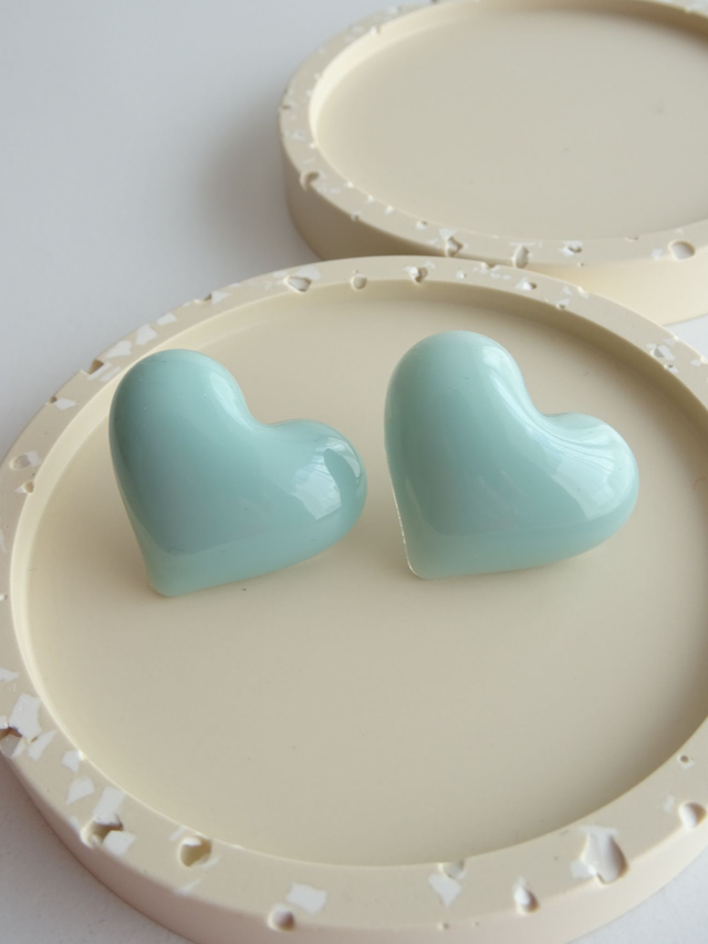 Coeur : Vert pastel