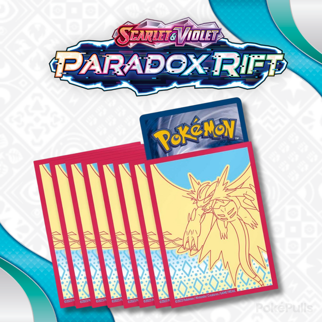 Pokémon TCG: Paradox Rift Sleeves - Roaring Moon (65kpl)