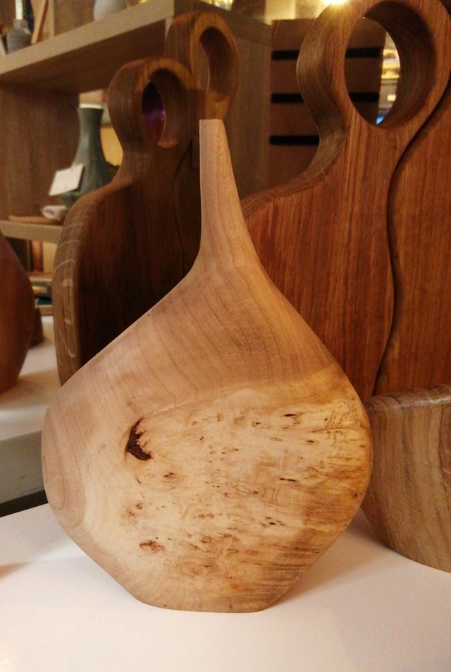 Soliflore en loupe d'érable