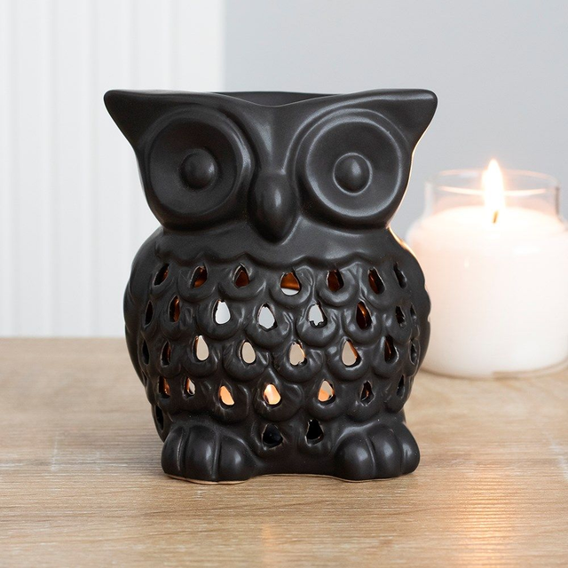 Brûle-parfum "Hibou Noir"