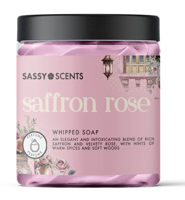 Saffron Rose Whipped Soap